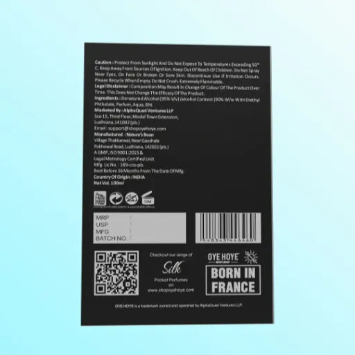 Unisex EDP Perfume, Bindaas 100ml