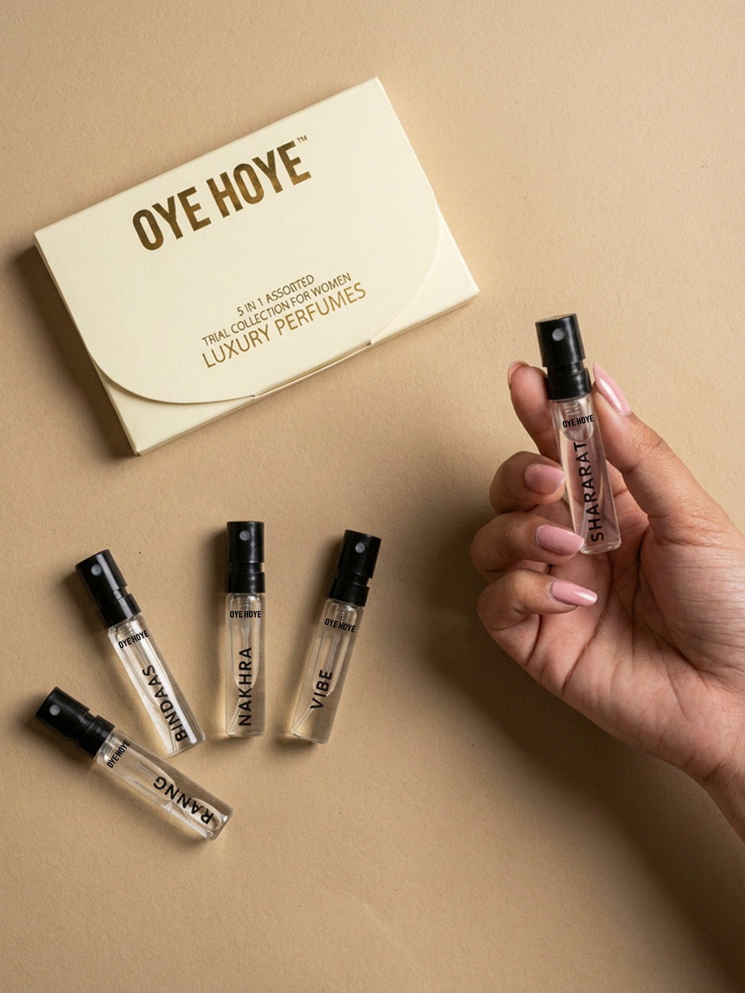 Women's Trial Pack Of 5 EDP Perfume Tester 2ml Each