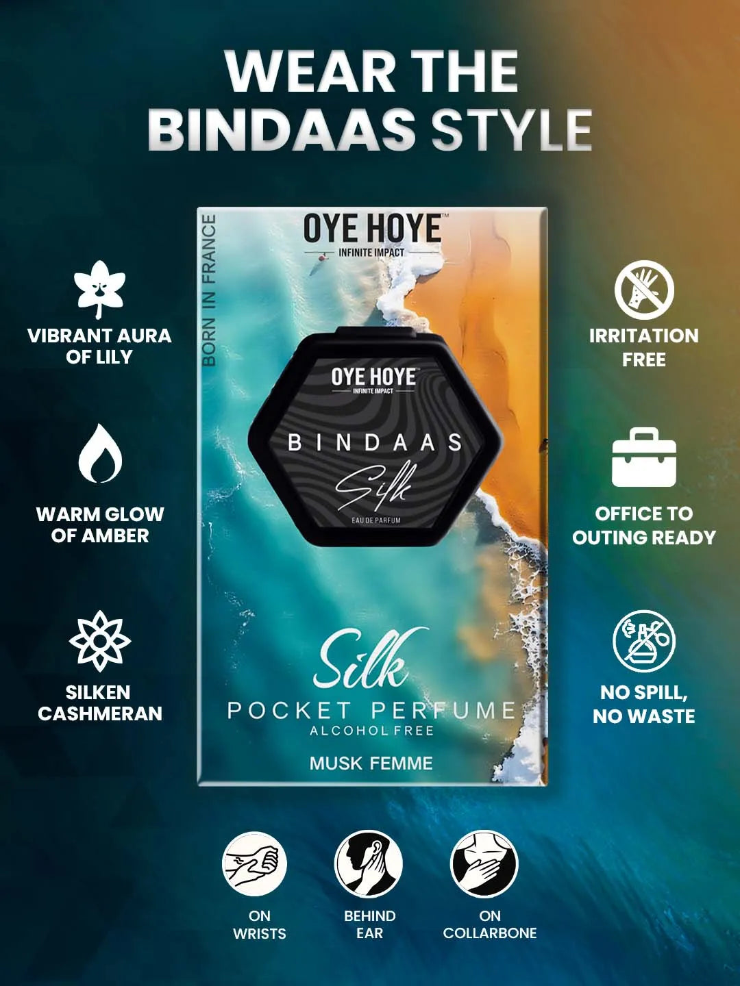 Unisex Bindaas Fragrance Booster, 6ml