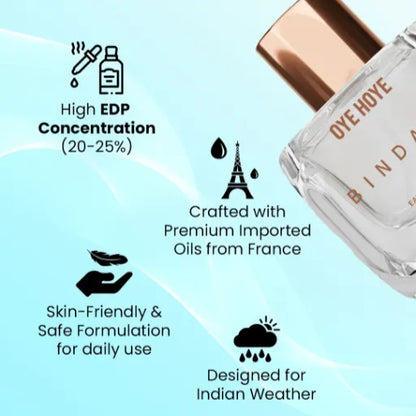 Unisex EDP Perfume, Bindaas 100ml