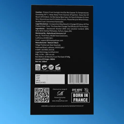 Unisex EDP Perfume, Shararat 100ml